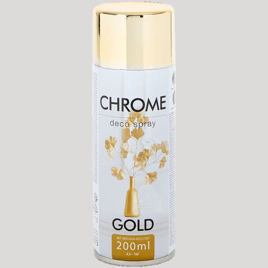 Sprühfarbe Chrom Gold